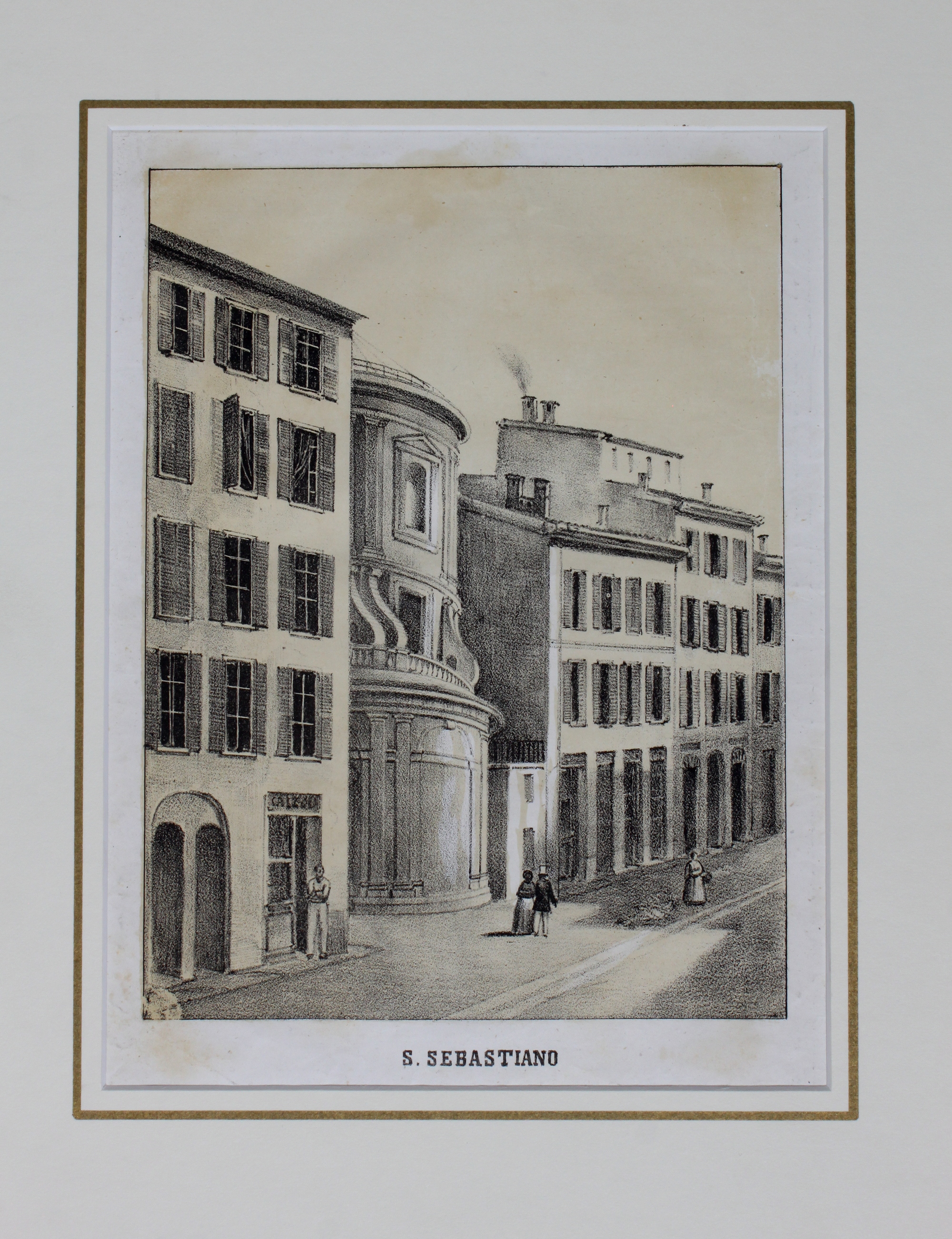 S. Sebastiano. Milano, Giuseppe Ramazzotti e Luigi Bezzera, 1852.