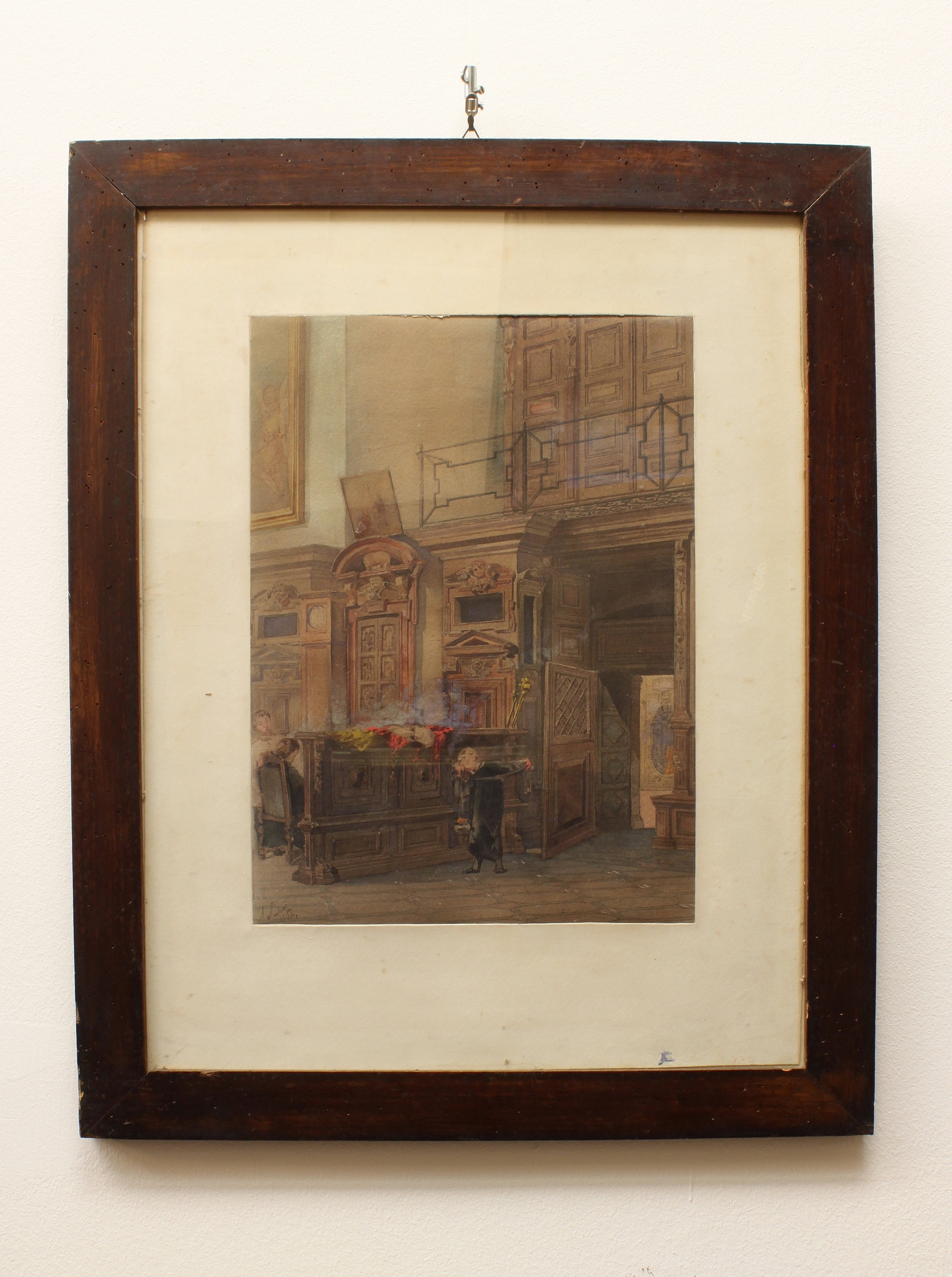 SCROSATI LUIGI. (Interni di chiese milanesi). Milano, 1864.