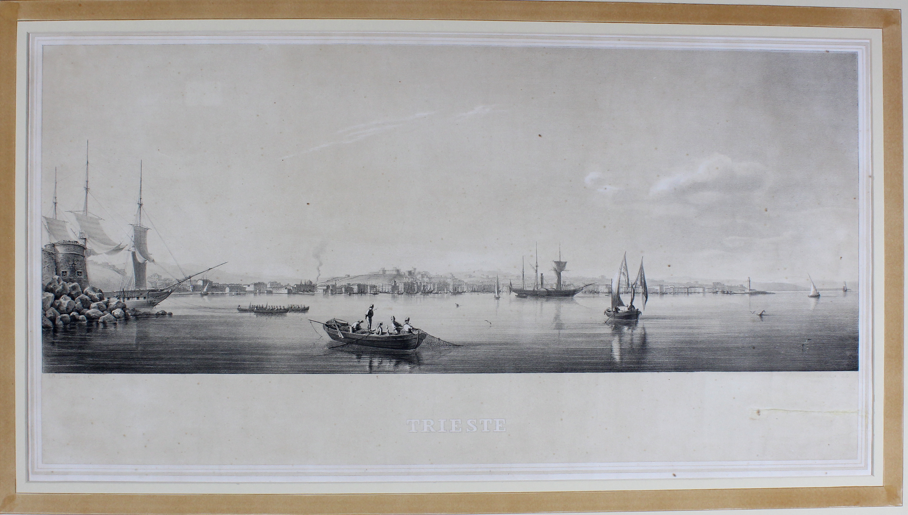 TISCHBEIN AUGUST. Trieste. - Trieste, Litografia Linassi & C., 1842.