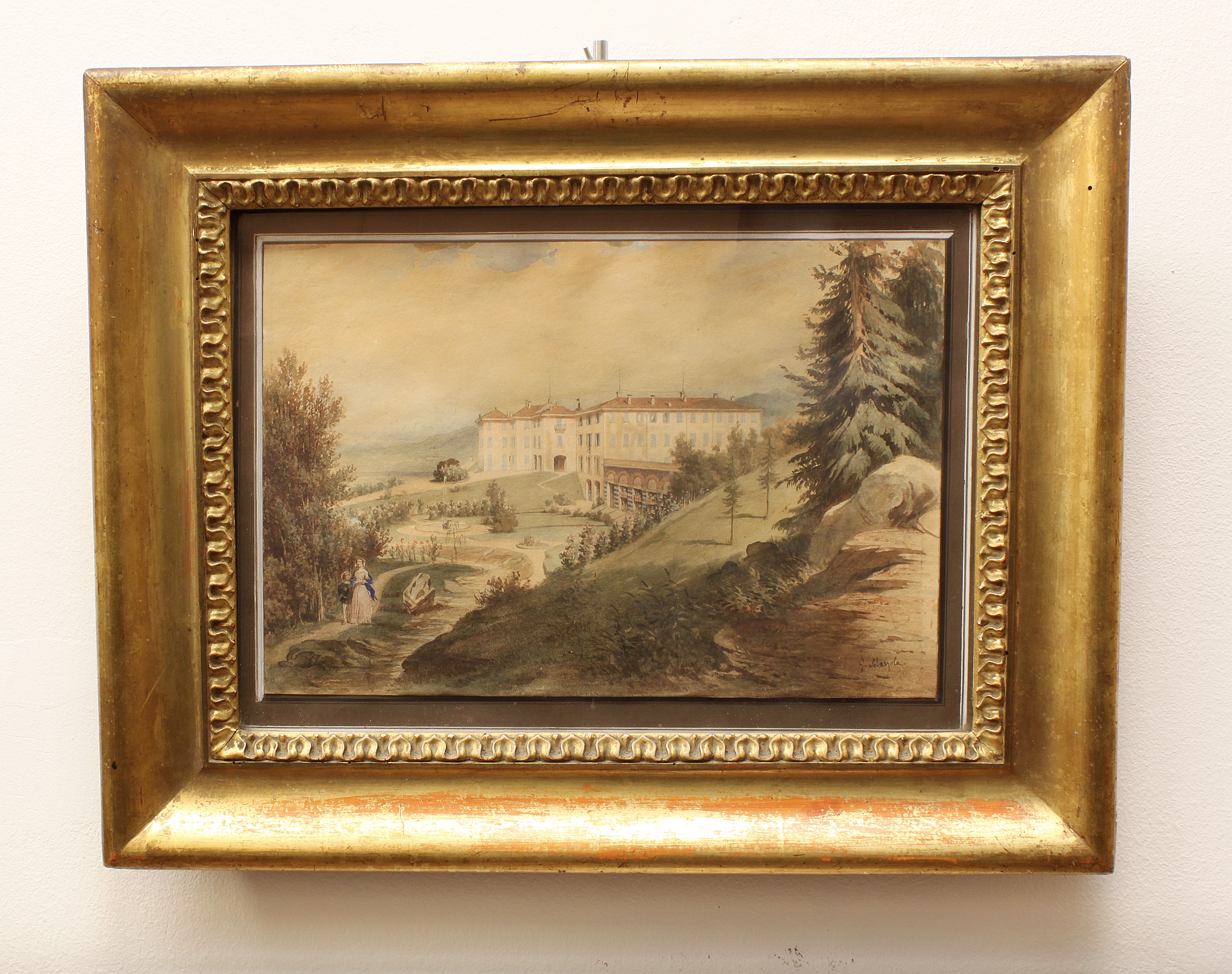 (Villa Recalcati a Varese). (Varese, 1850 ca).