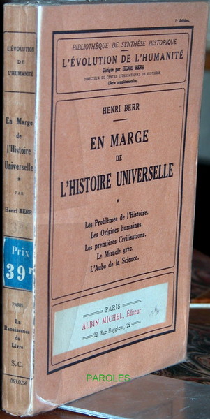 En marge de l'histoire universelle - [1er tome] - Les …