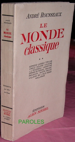 Le Monde classique [2] - Sophocle - la Bible - …