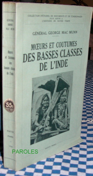 Moeurs et coutumes des basses classes de l'Inde.