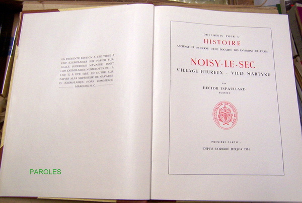 Documents pour l'histoire ancienne et moderne d'une localité des environs …