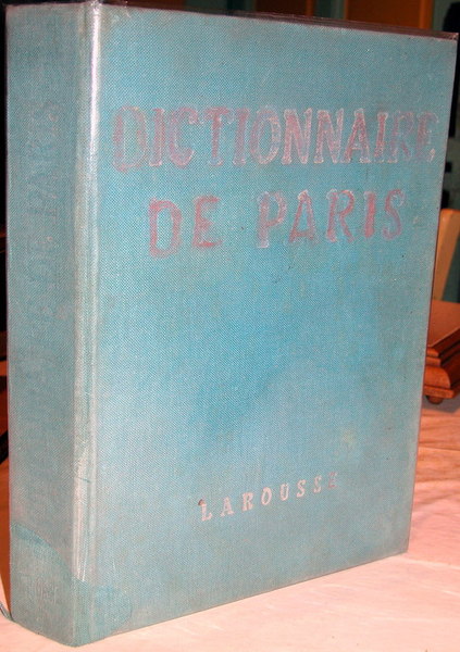 Dictionnaire de Paris.