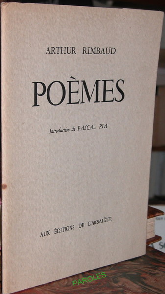 Poèmes.