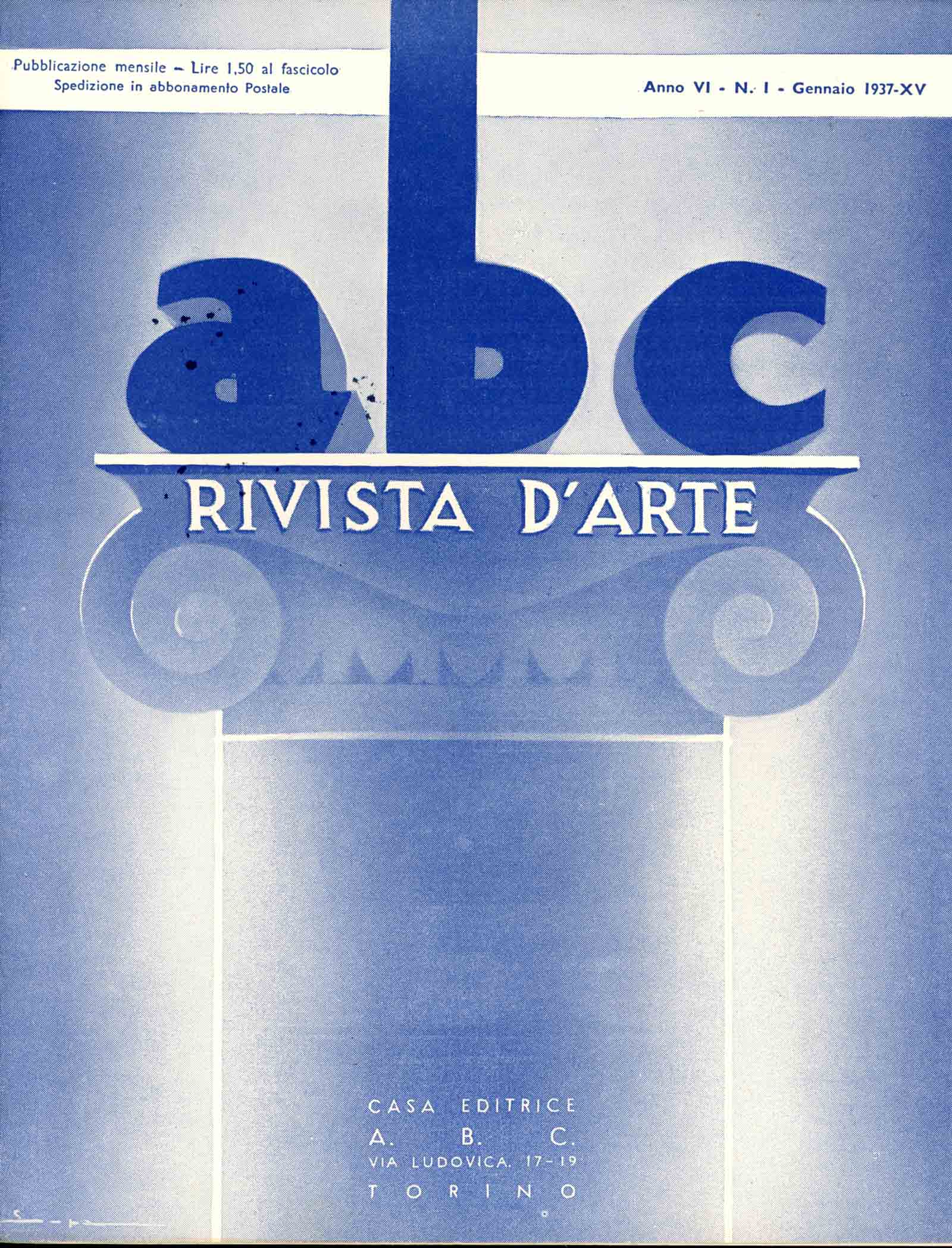 ABC Rivista d'arte 1937 lotto 9 riviste