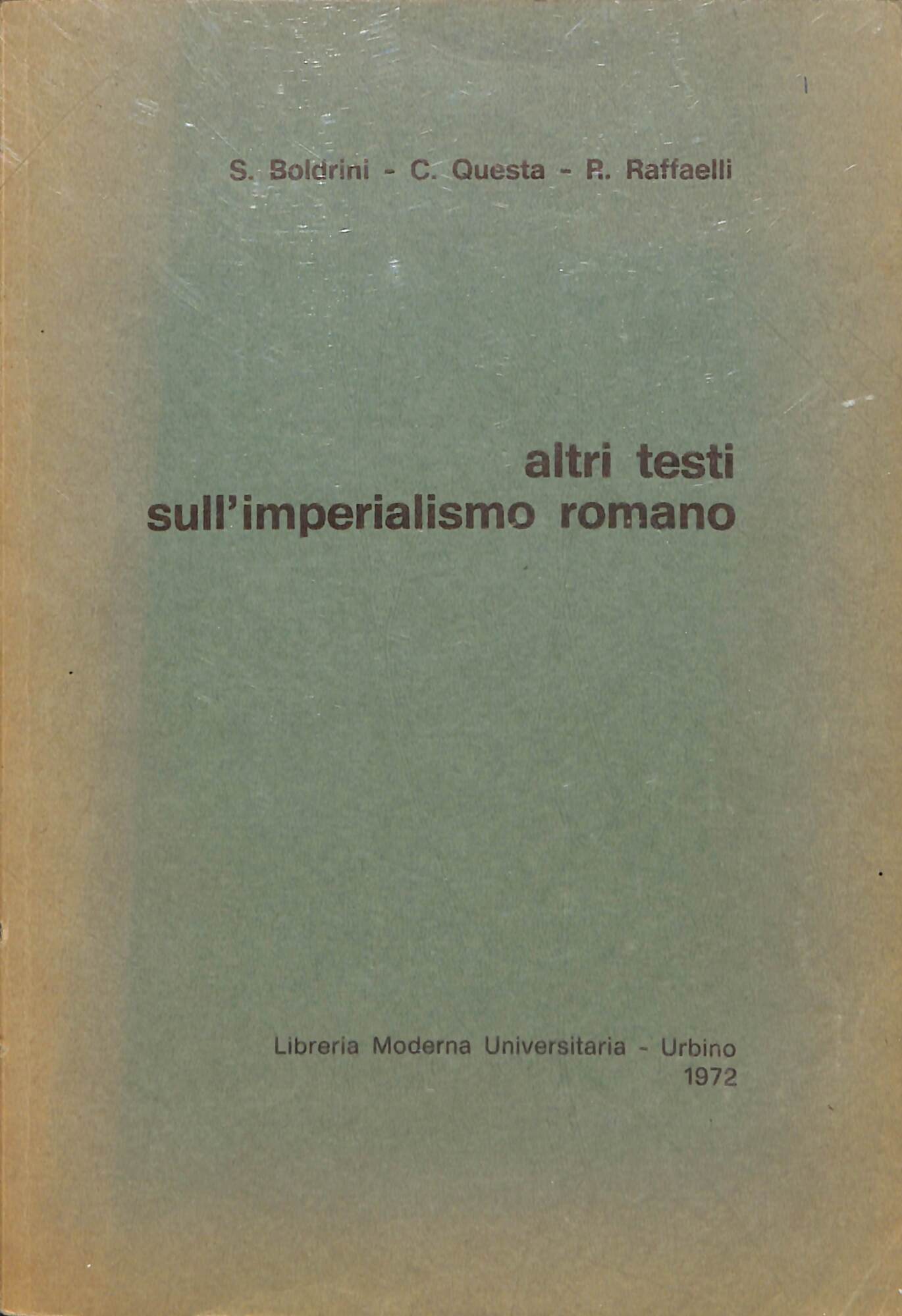 Altri testi sull'imperialismo romano