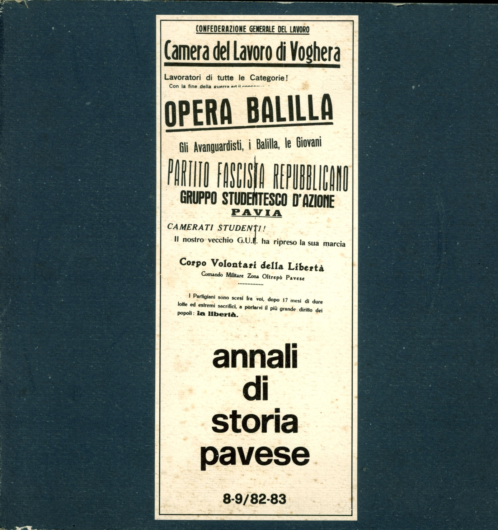 Annali di Storia Pavese 1982-1983