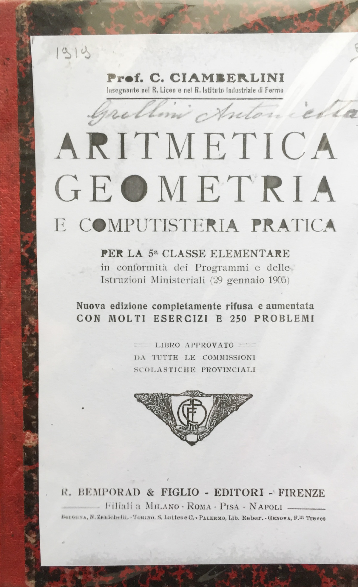 Aritmetica geometria e computisteria pratica