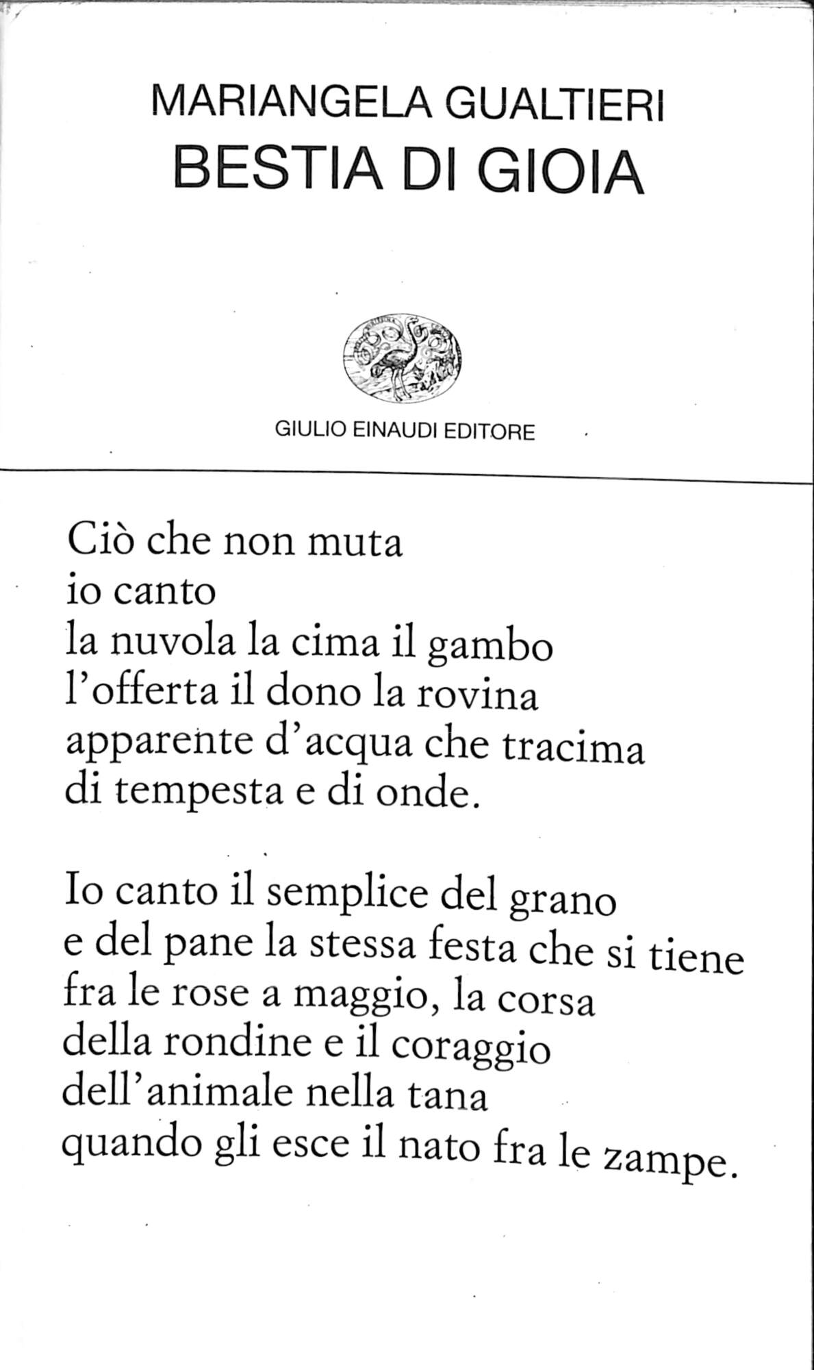 Bestia di gioia