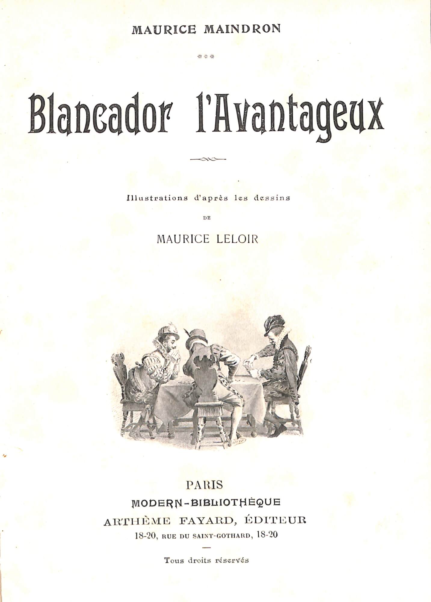 Blancador l'Avantageux