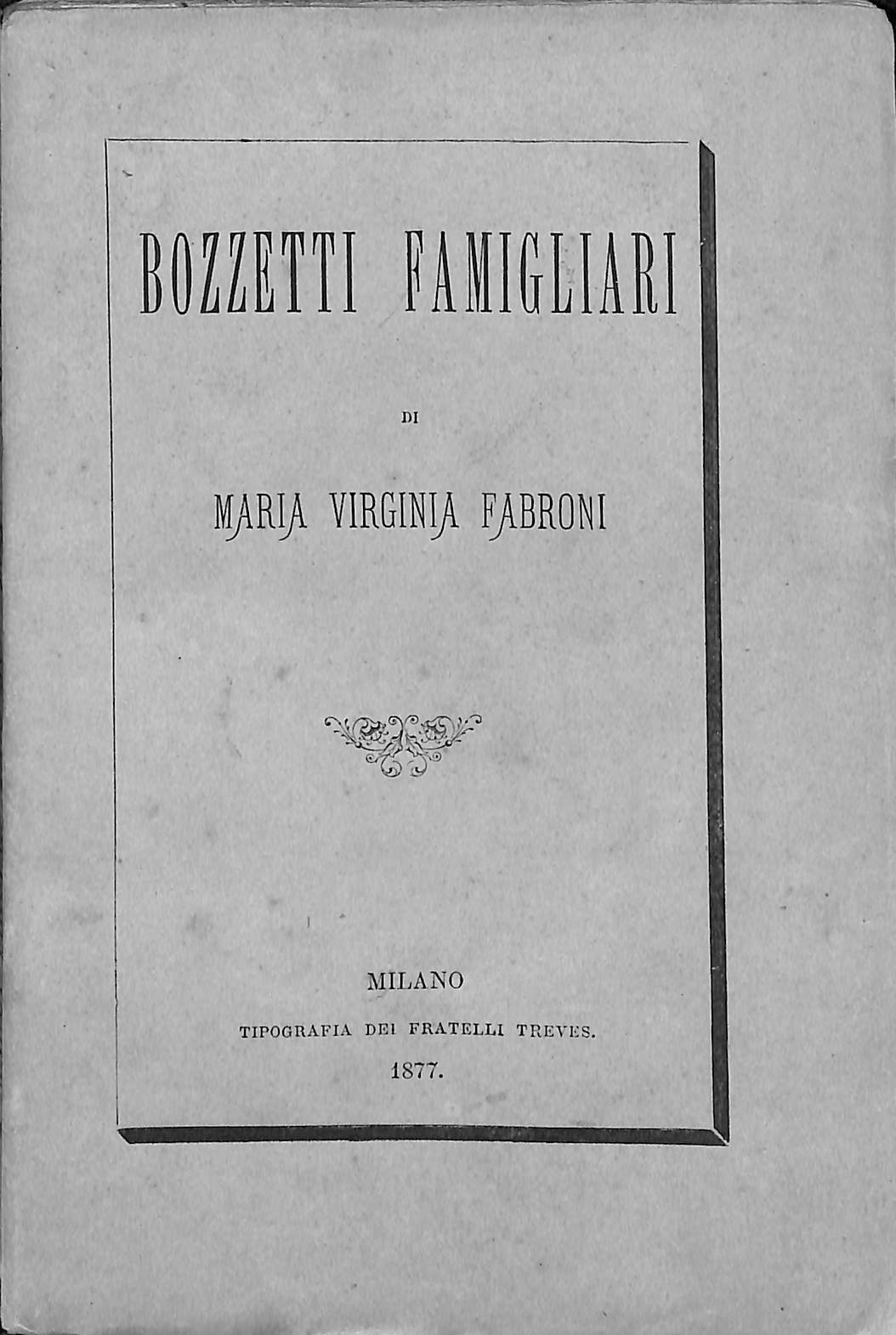 Bozzetti famigliari