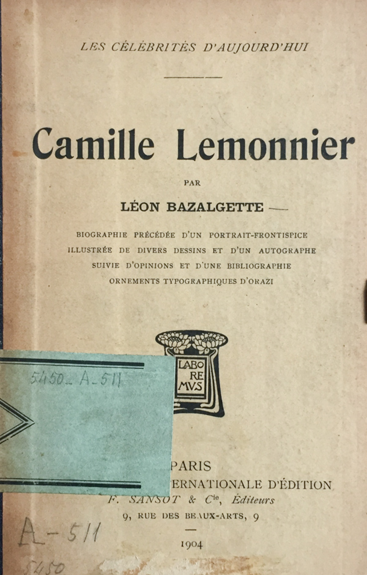 Camille Lemonnier