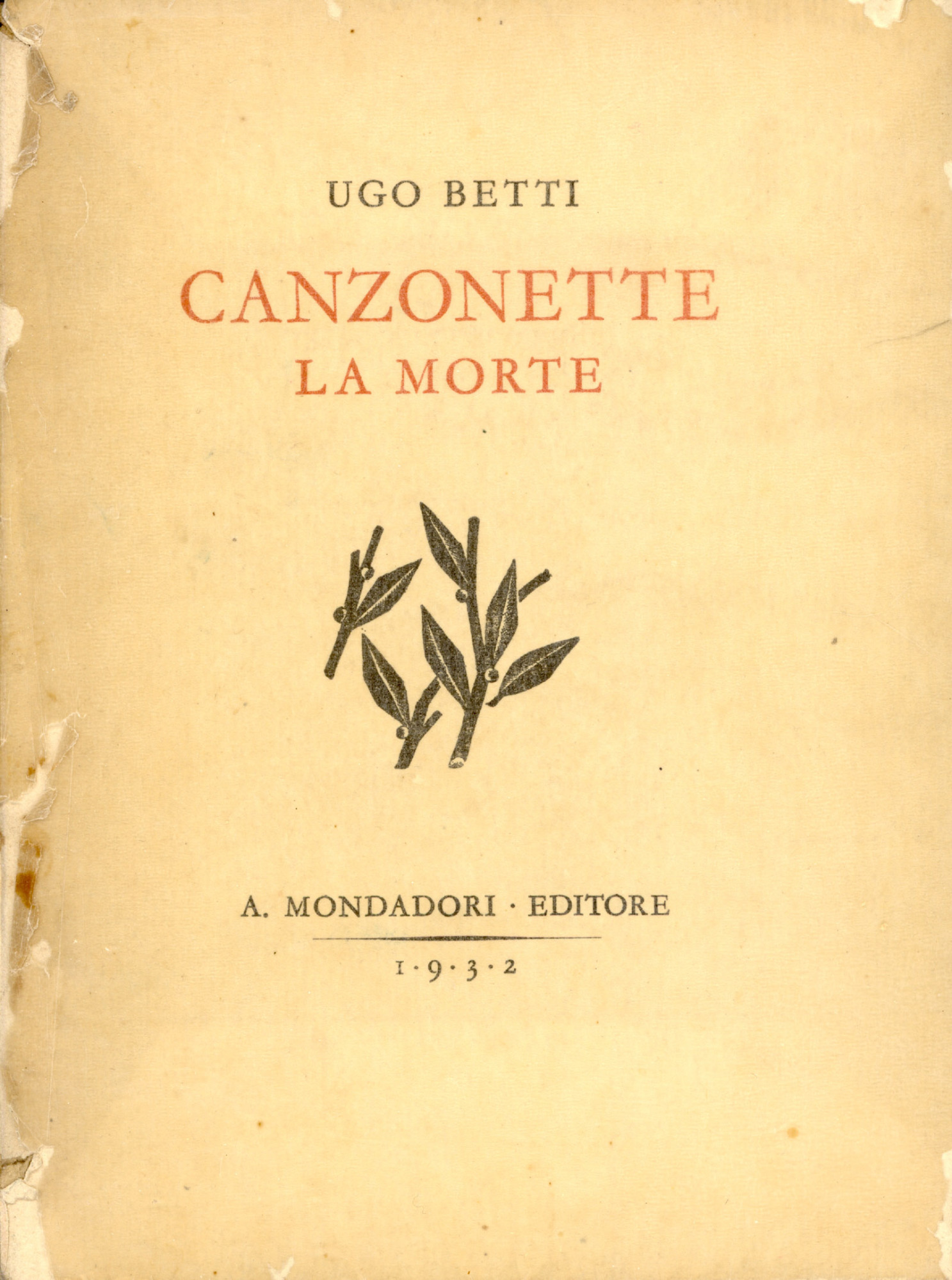 Canzonette. La morte