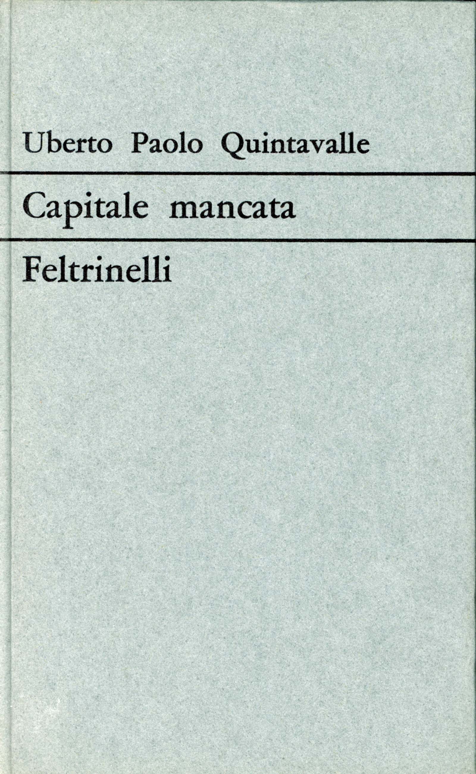 Capitale mancata
