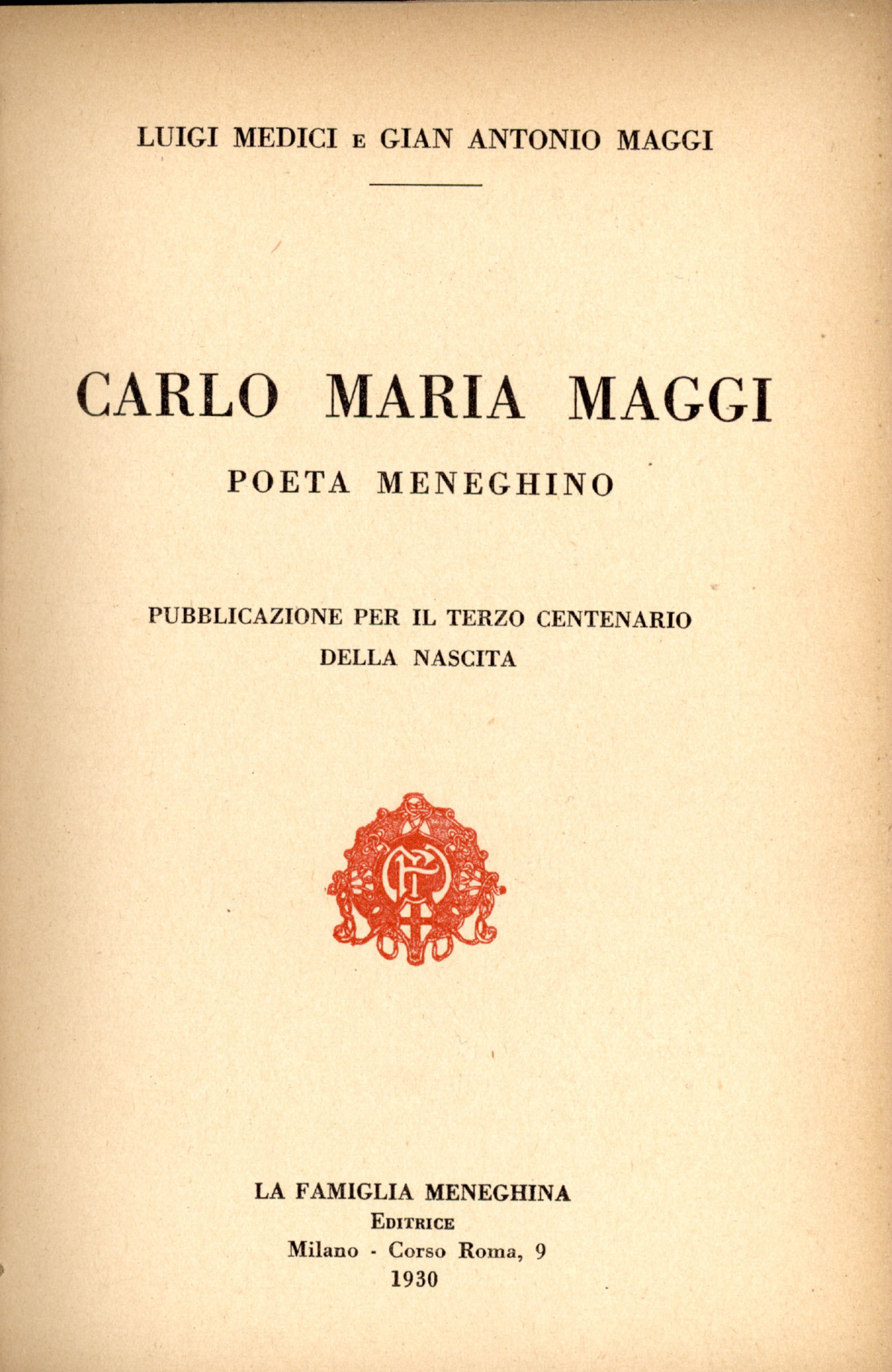 Carlo Maria Maggi poeta meneghino