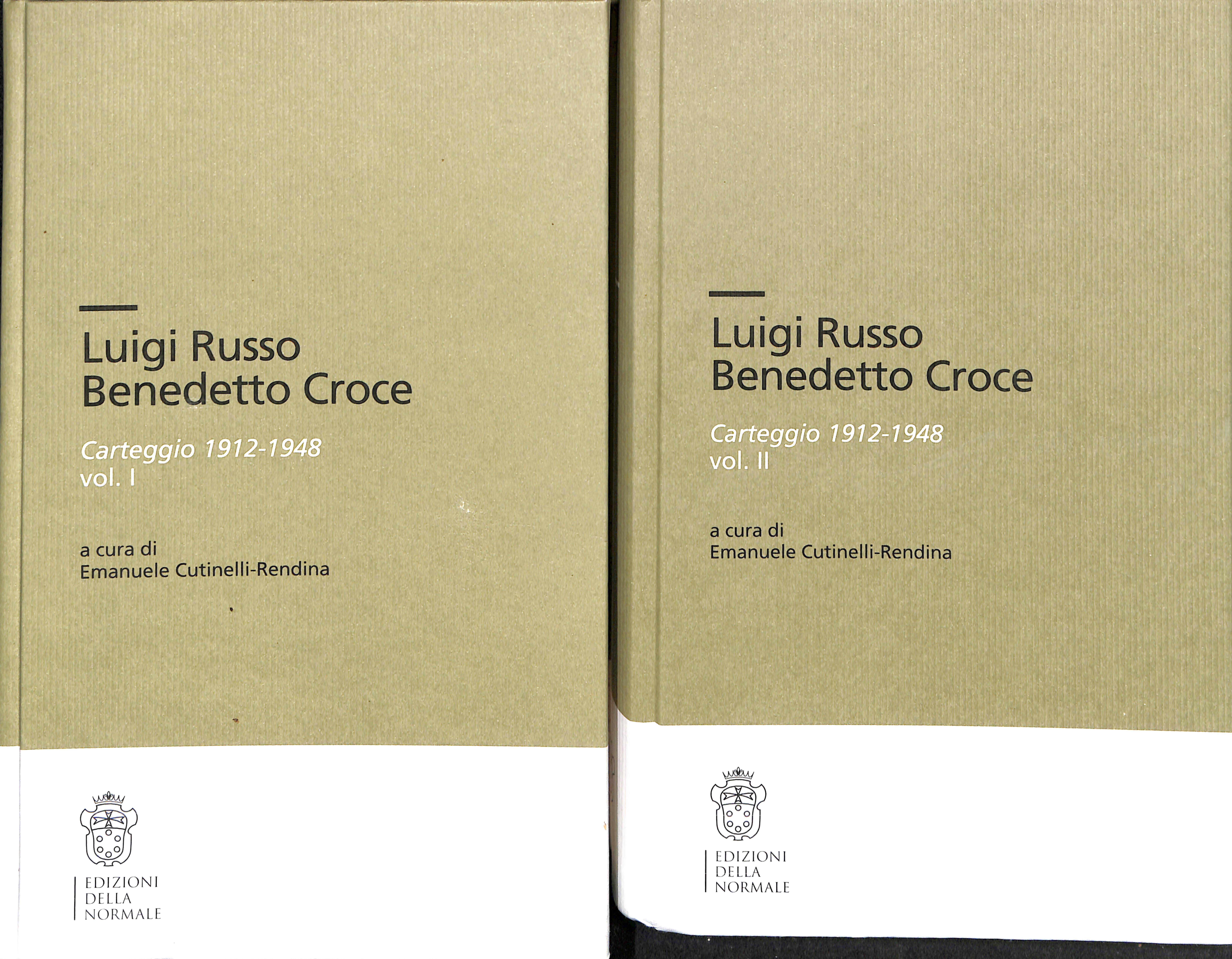 Carteggio 1912-1948 Luigi Russo - Benedetto Croce