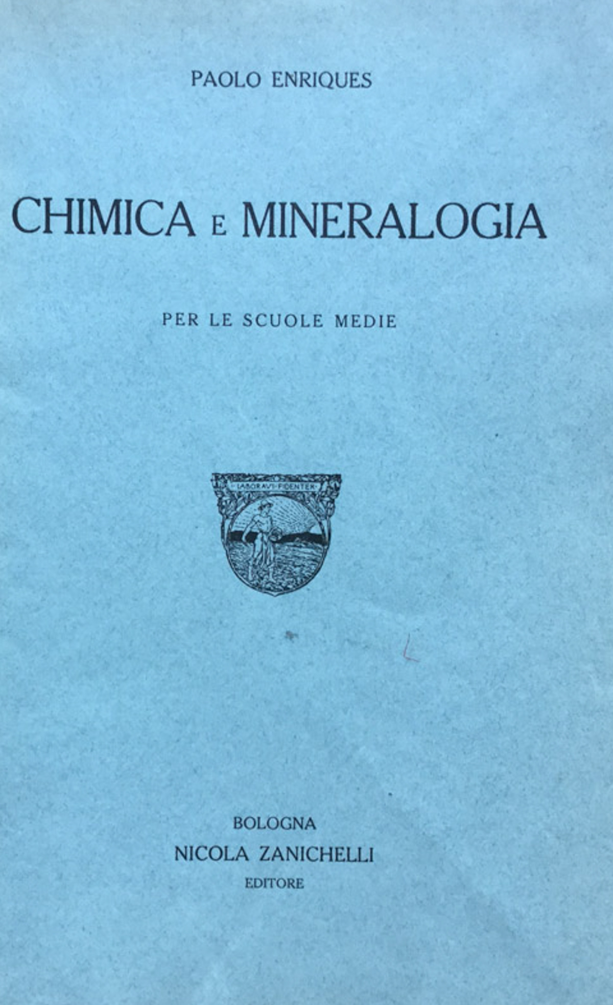 Chimica e mineralogia per le scuole medie. Enriques