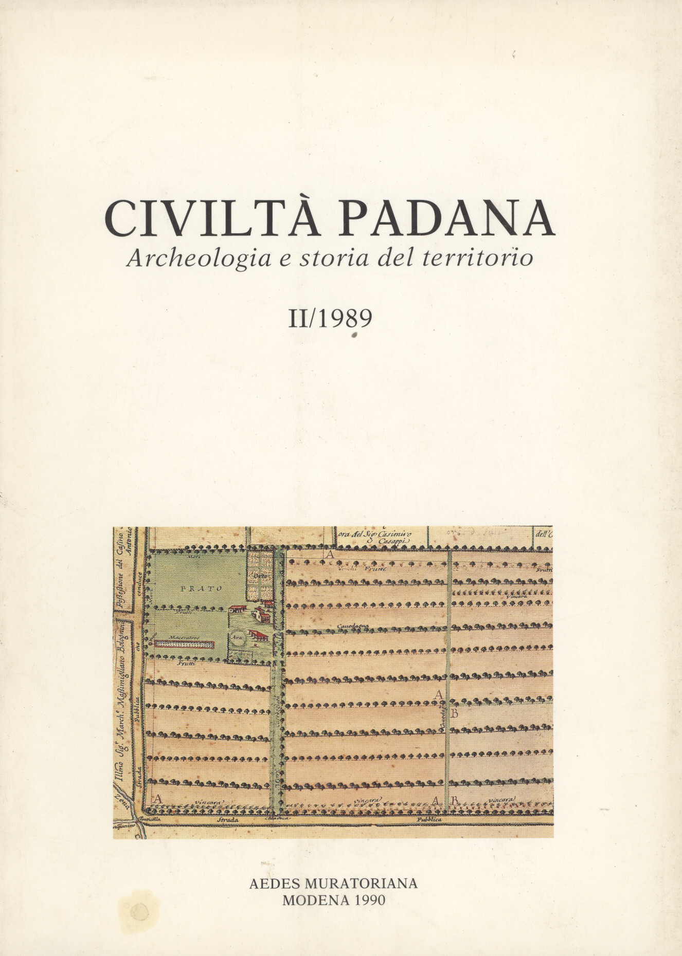 Civiltà padana : archeologia e storia del territori 1989