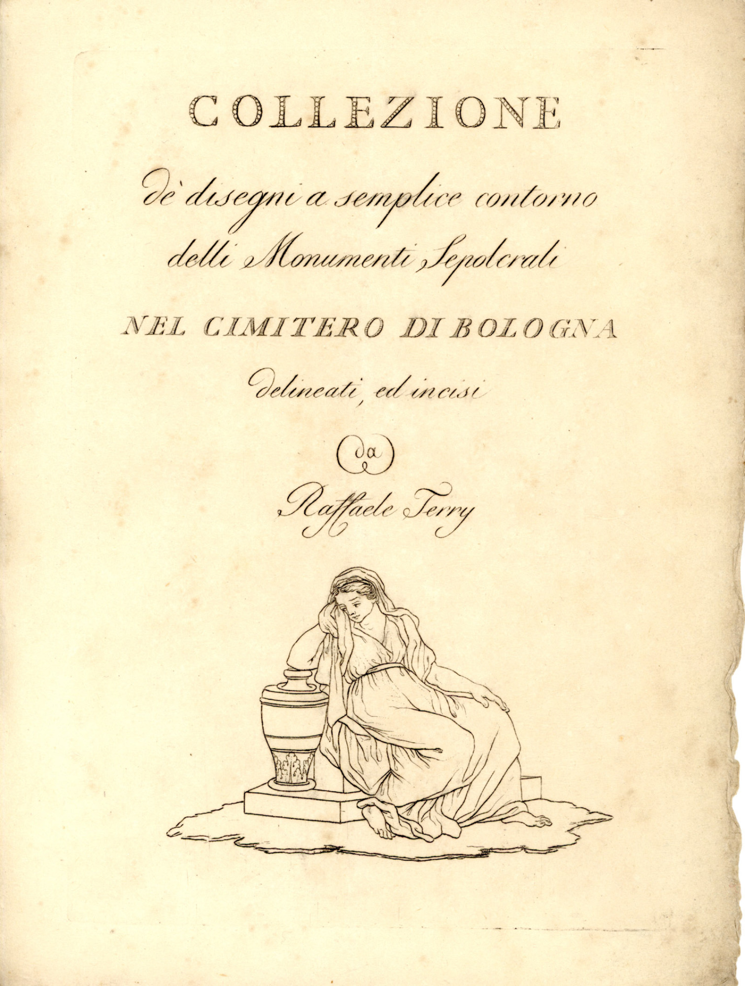 Collezione de' disegni a semplice contorno delli monumenti sepolcrali nel …