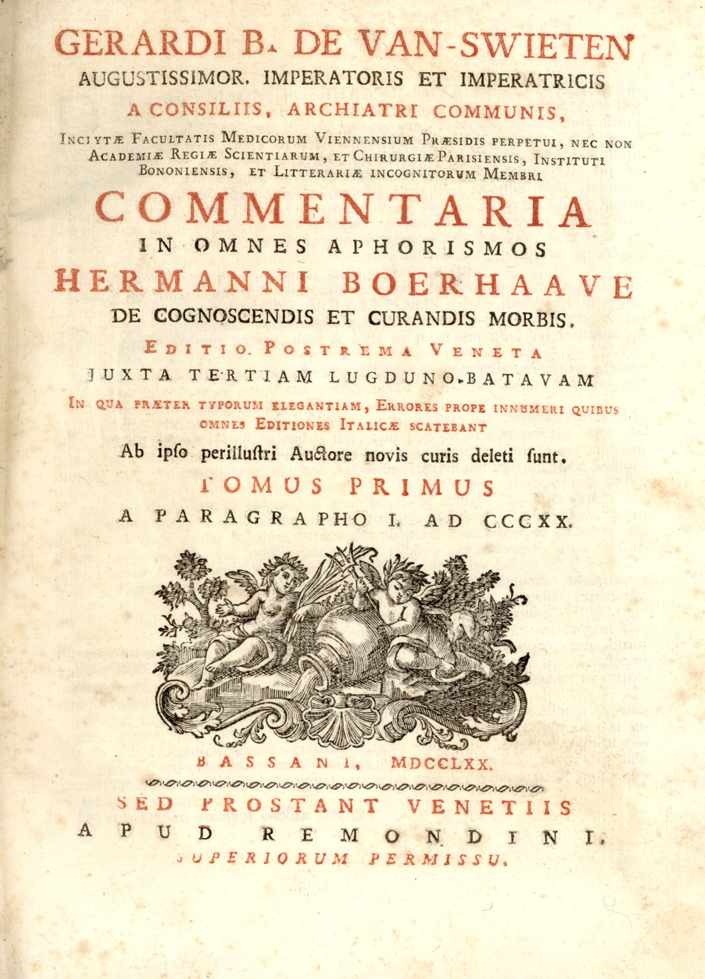 Commentaria in omnes aphorismos Hermanni Boerhaave de cognoscendis et curandis …