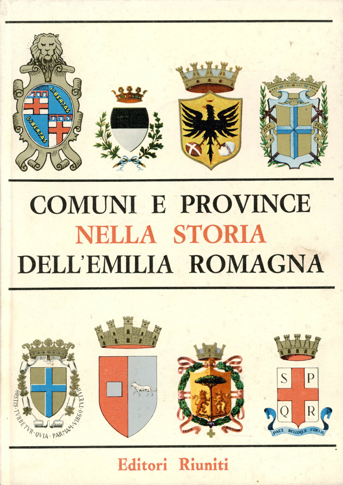 Comuni e province nella storia dell'Emilia-Romagna
