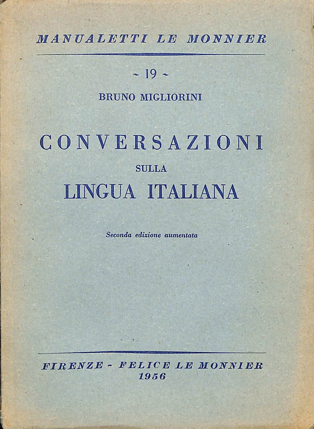 Conversazioni sulla lingua italiana