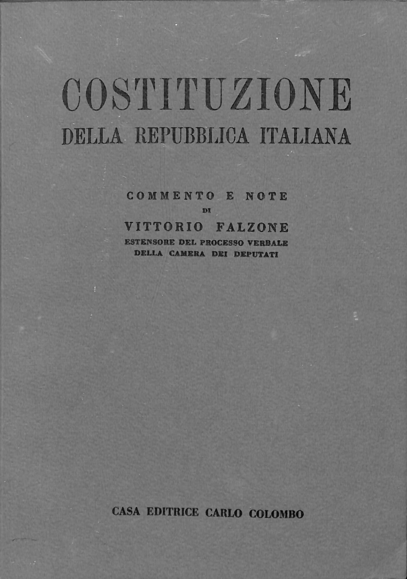 Costituzione della Repubblica italiana