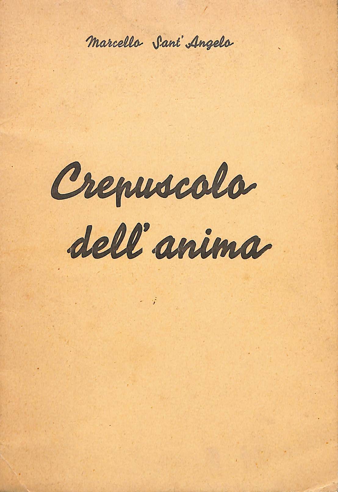 Crepuscolo dell'anima