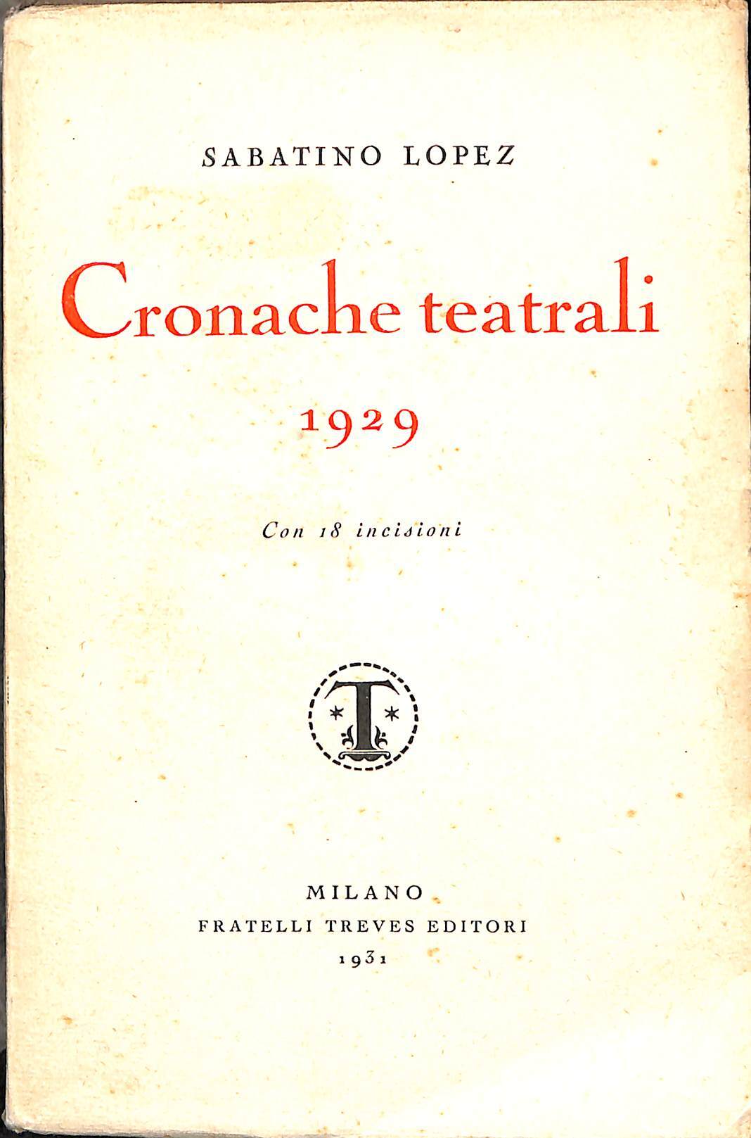 Cronache teatrali