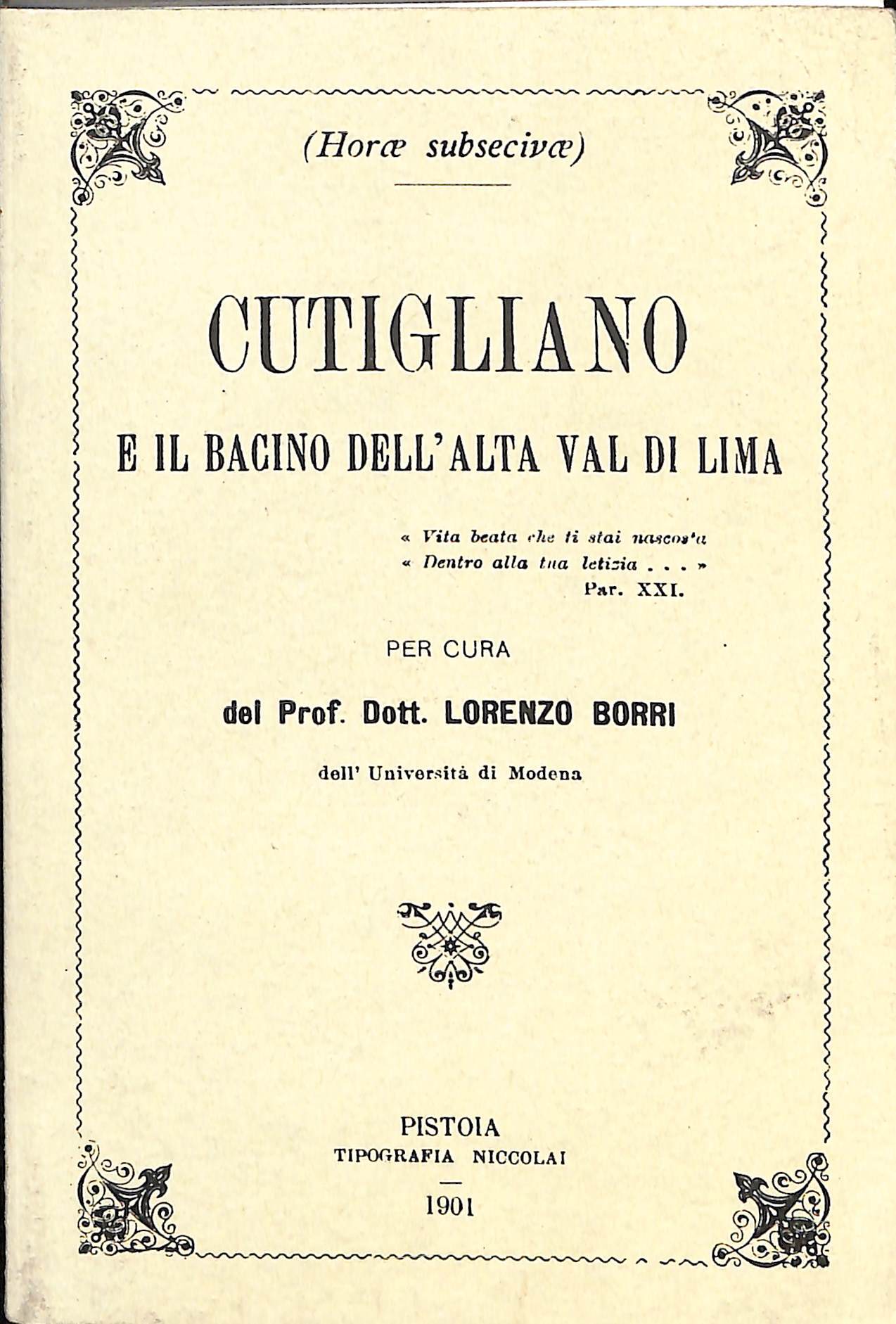 Cutigliano e il bacino dell'Alta Val di Lima