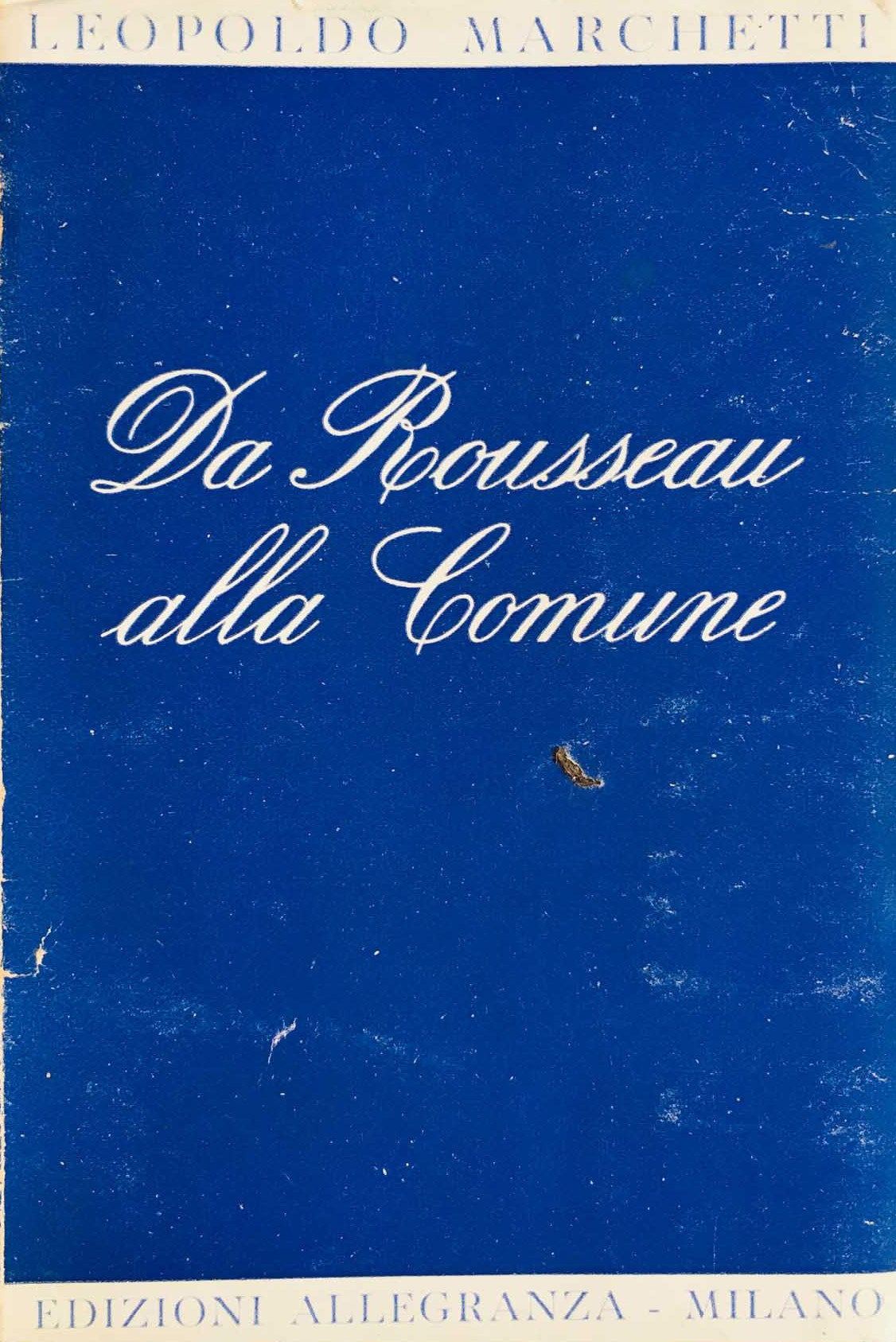 Da Rousseau alla Comune