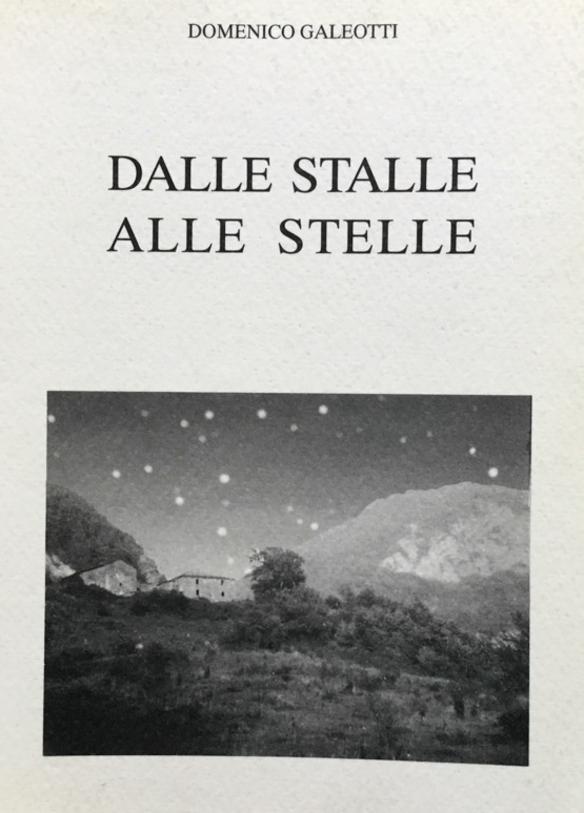 Dalle stalle alle stelle