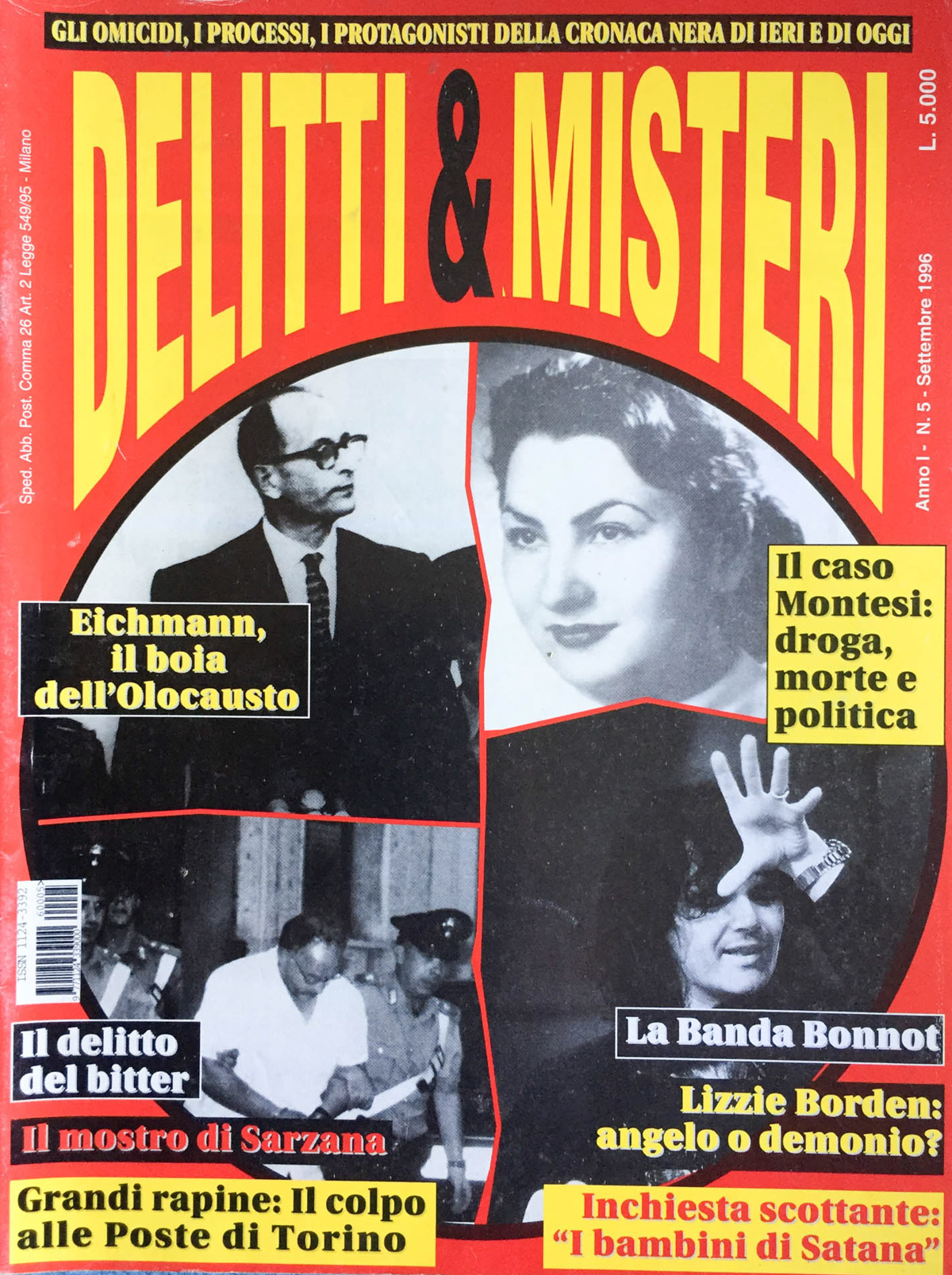 Delitti e misteri. Rivista settembre 1996
