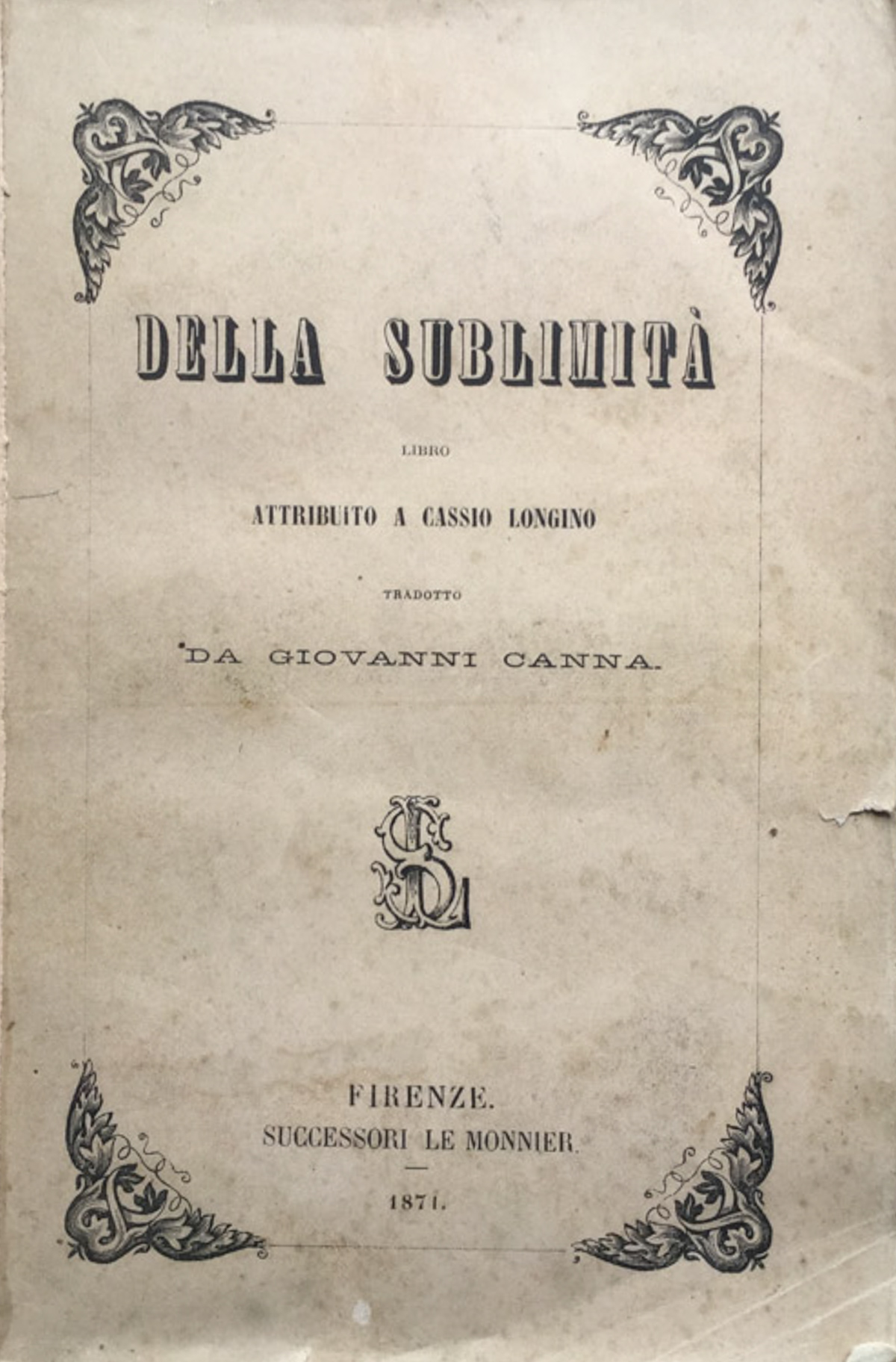 Della sublimità