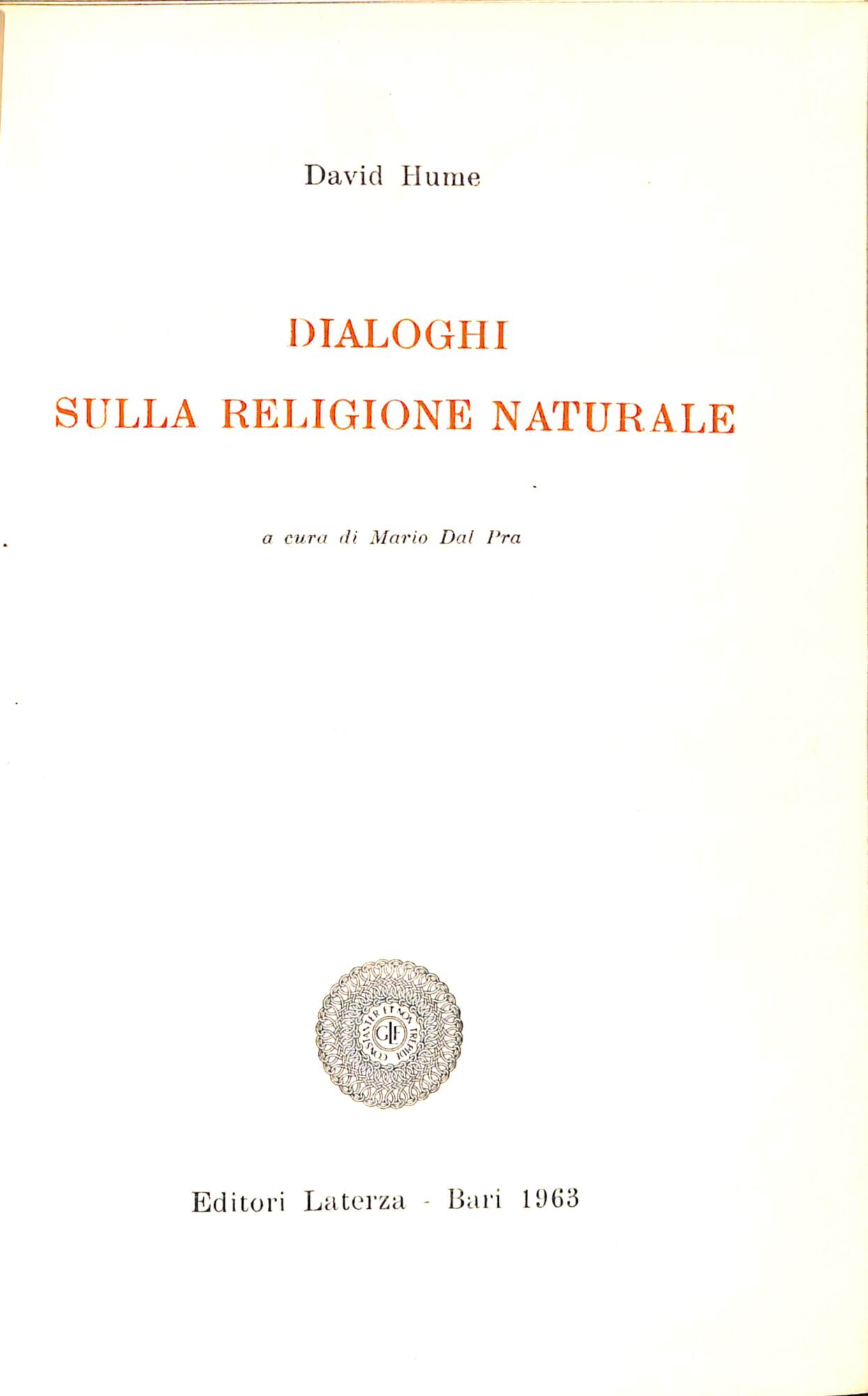 Dialoghi sulla religione naturale