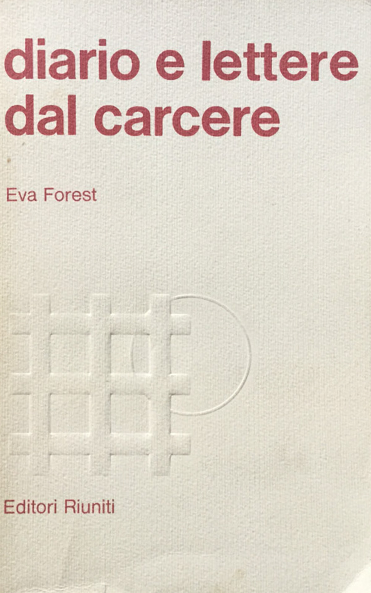 Diario e lettere dal carcere