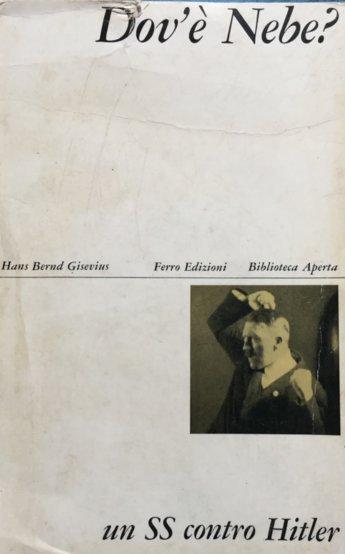 Dov'è Nebe? Un SS contro Hitler