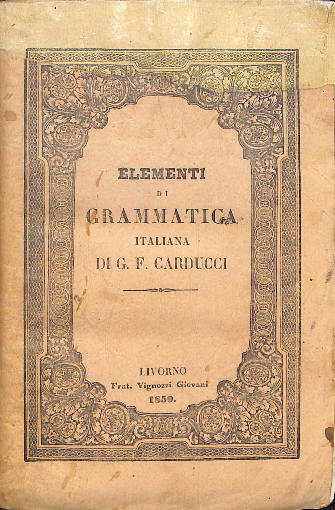 Elementi di grammatica italiana