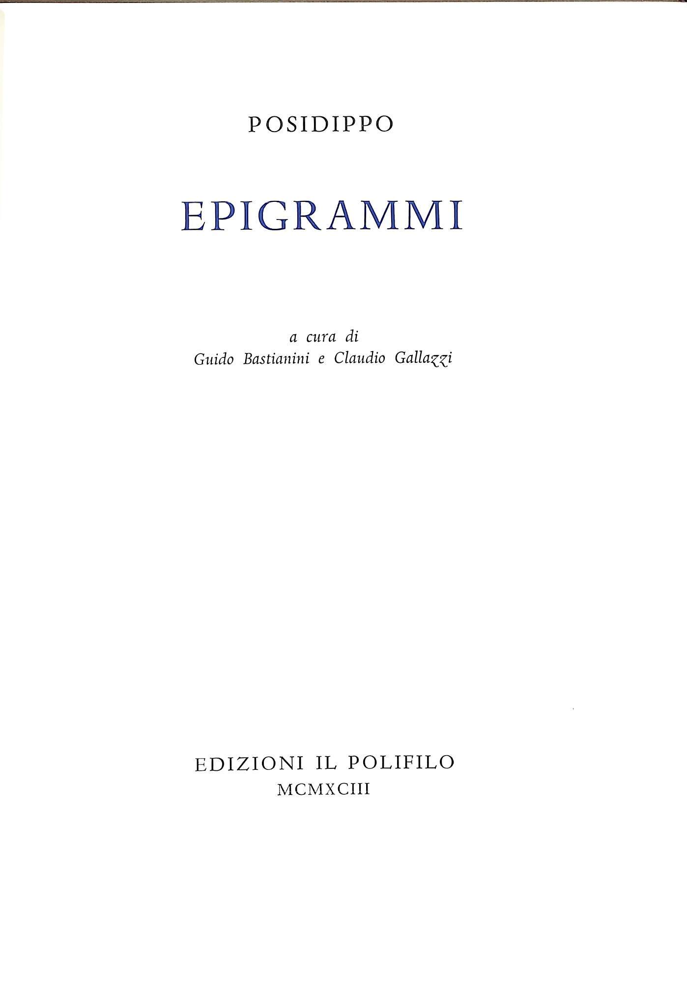 Epigrammi