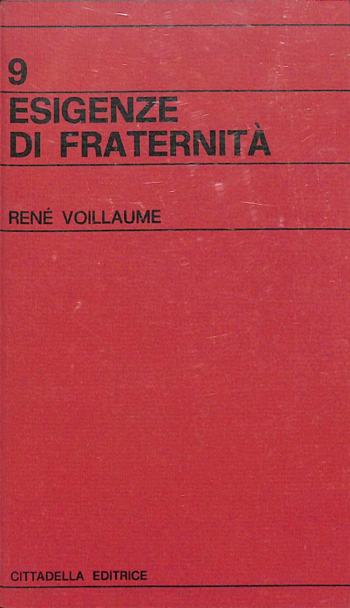 Esigenze di fraternità