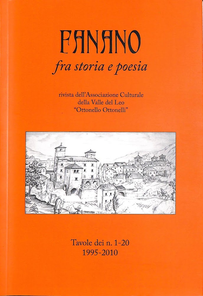 Fanano fra storia e poesia indice analitico dei numeri 1-20