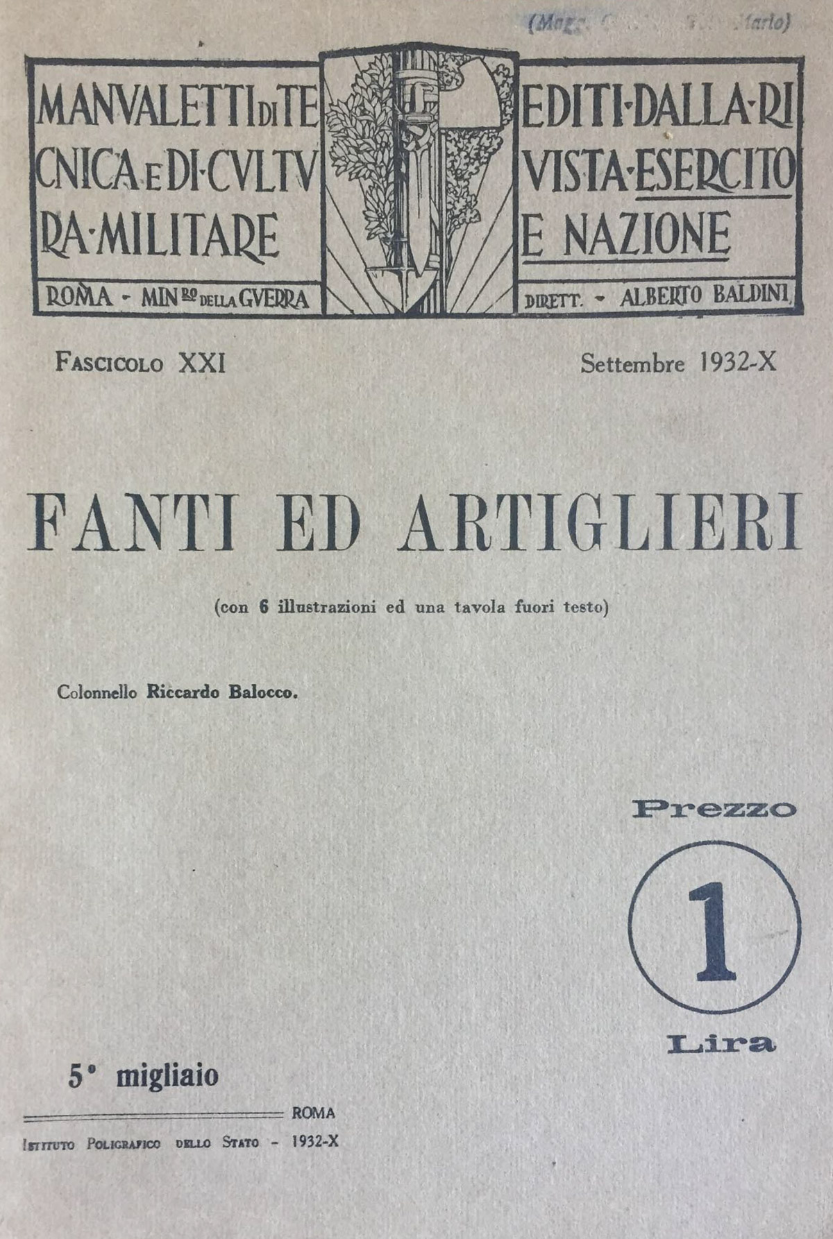 Fanti ed artiglieri
