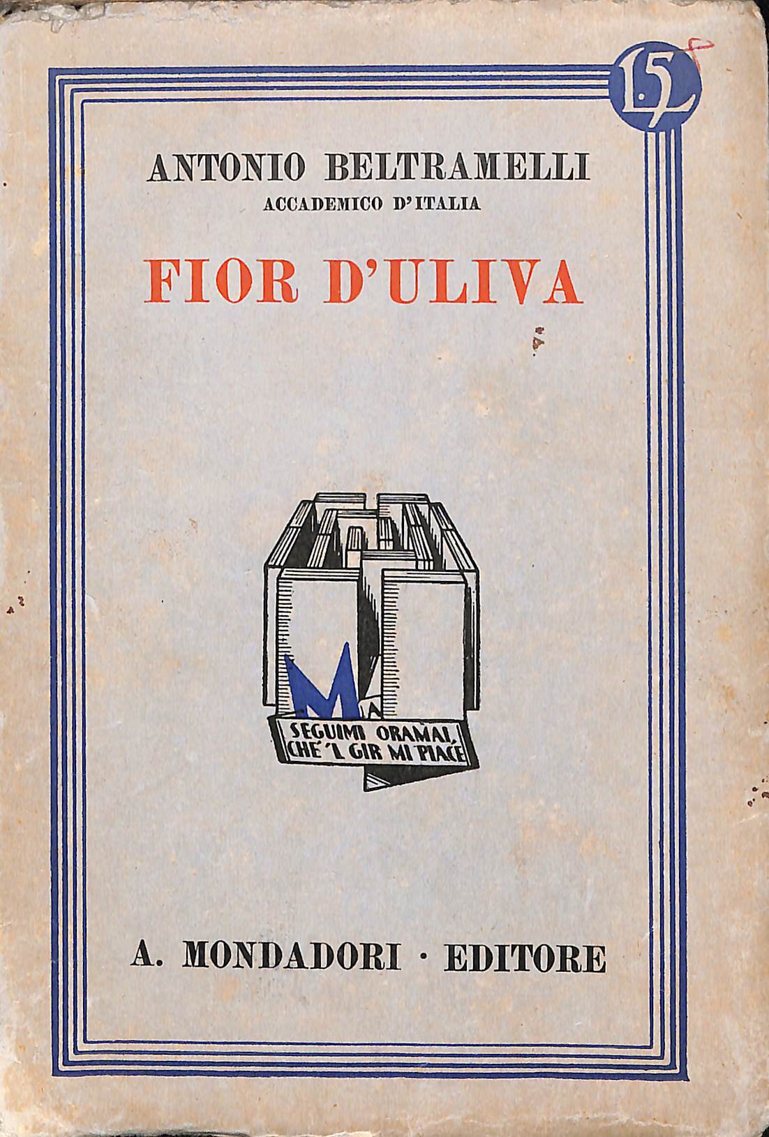 Fior d'uliva : romanzo
