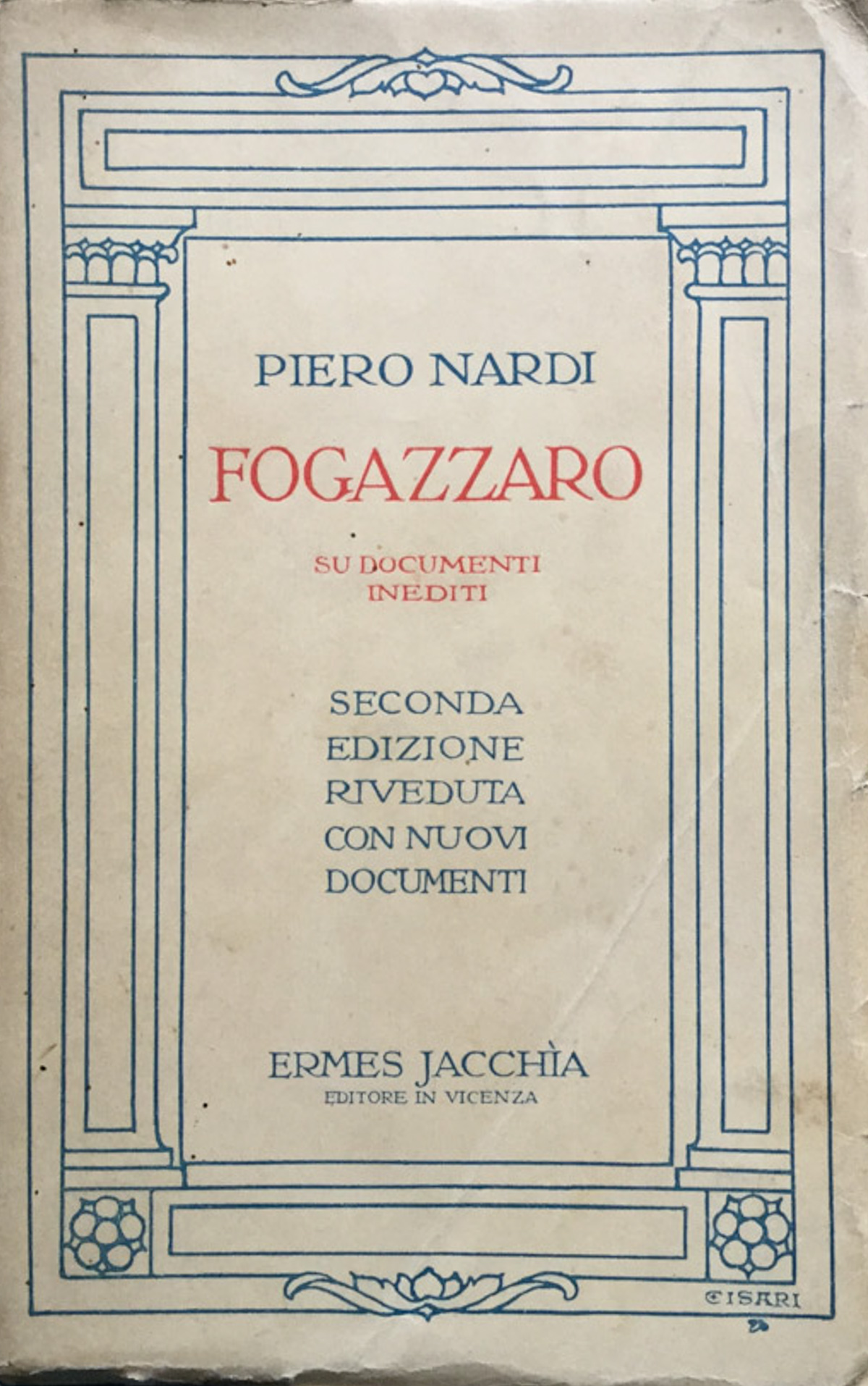 Fogazzaro, su docum. ined. 2a ed. riv. con nuovi docum.