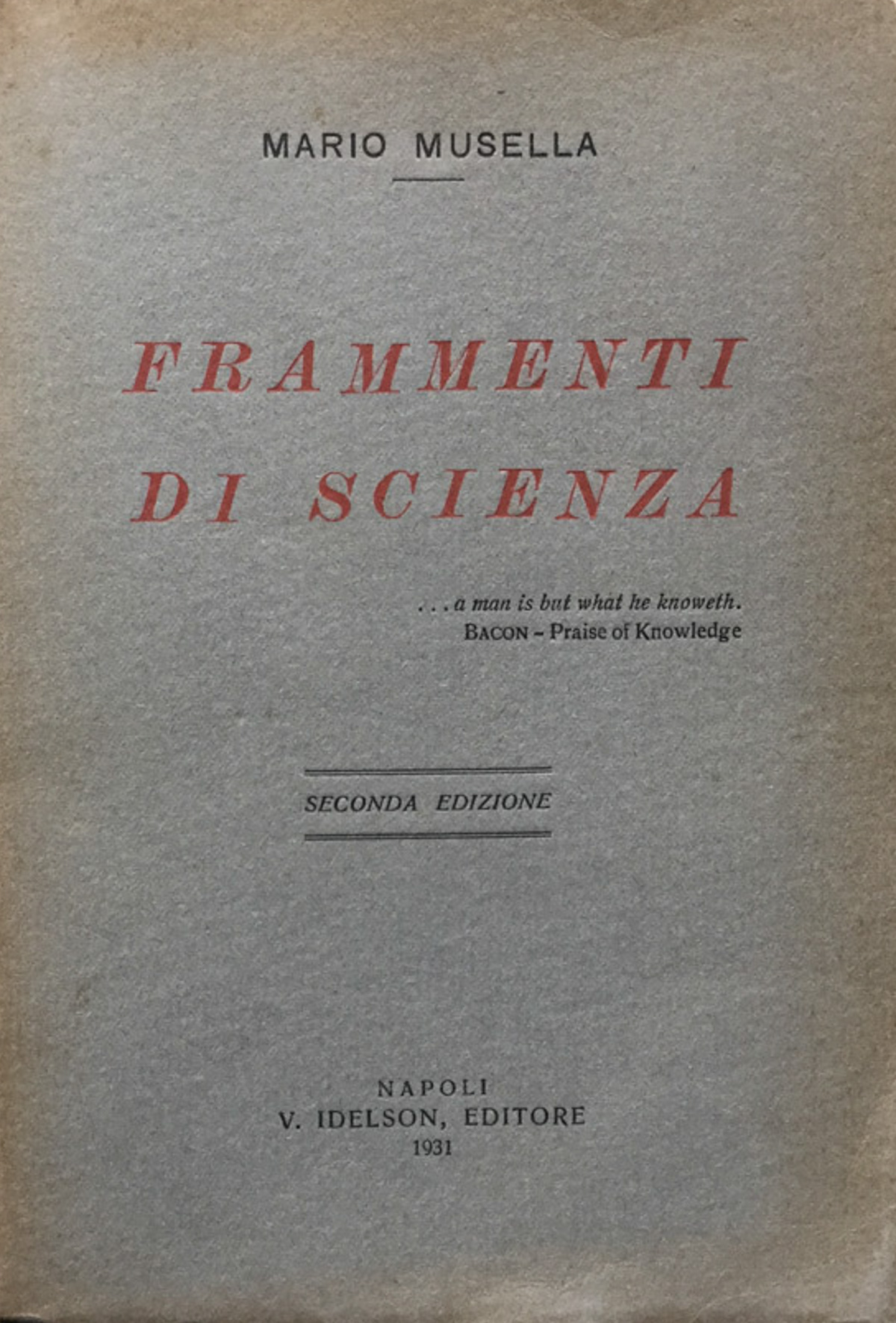 Frammenti di scienza
