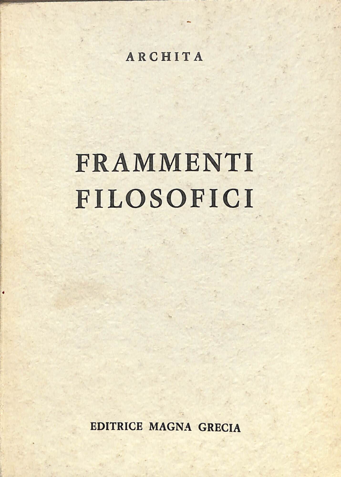 Frammenti filosofici