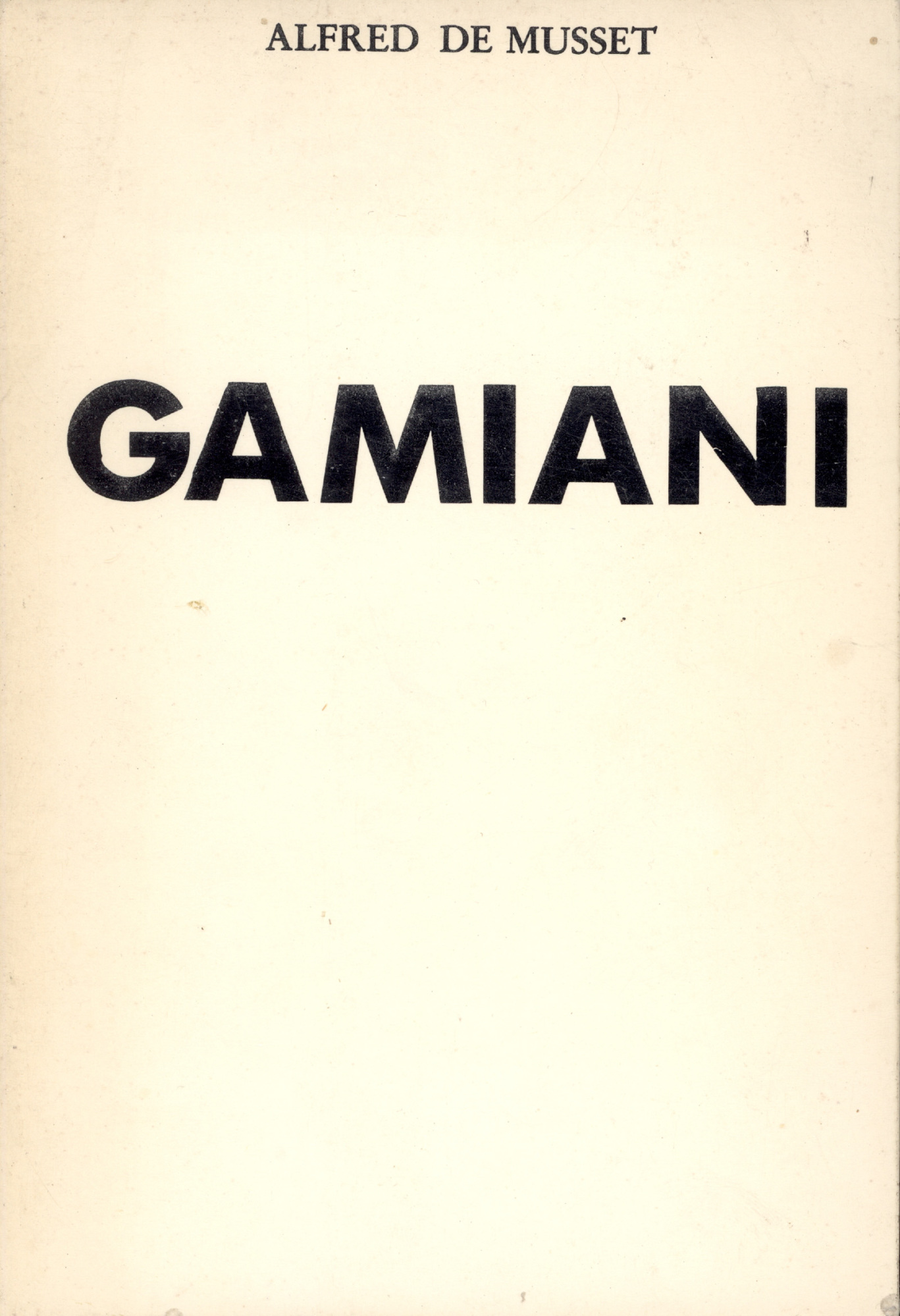 Gamiani, ossia Due notti di eccessi