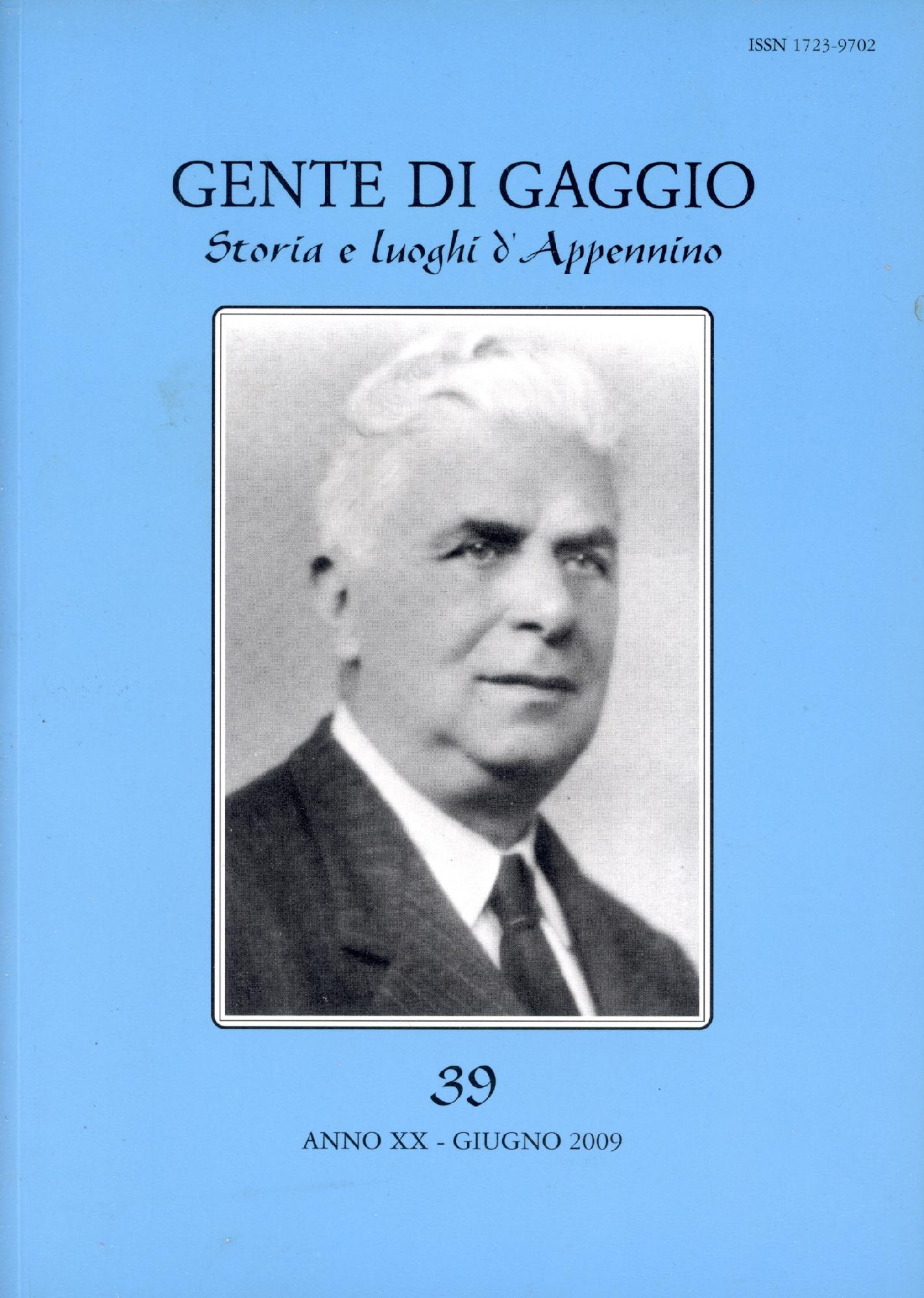 Gente di Gaggio 39. Giugno 2009